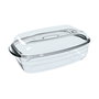 Cacerola Rectangular Tapa Boro Ocuisine Vidrio Ô Cuisine 37,5x22,5x10,6 cm - 4,4+2,3 L