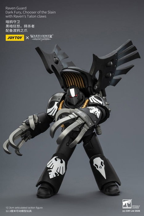 Joy Toy Warhammer 40,000 Raven Guard Dark Fury, Chooser of the Slain 12 cm