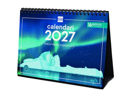 Finocam Calendario de Sobremesa 2027 con Imágenes Mensuales y Espacio para Escribir Finocam Calendario de Sobremesa 2027 con Imágenes Mensuales y Espacio para Escribir