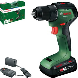 Bosch PSR18V-60 Taladro atornillador inalámbrico con 1 batería de 2,5 Ah y cargador