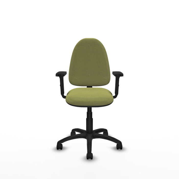 PIQUERAS Y CRESPO Silla de oficina Aýna Verde oliva con Brazos 2D