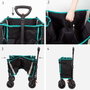Color Baby Carro Playa Plegable 70X45X95Cm Ruedas 14Cm