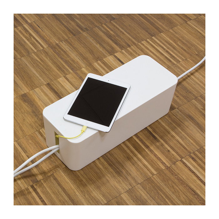 LogiLink KAB0063 Caja de cables Plástico Blanco 407 x 157 x 133,5mm