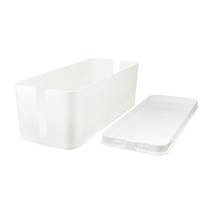 LogiLink KAB0063 Caja de cables Plástico Blanco 407 x 157 x 133,5mm