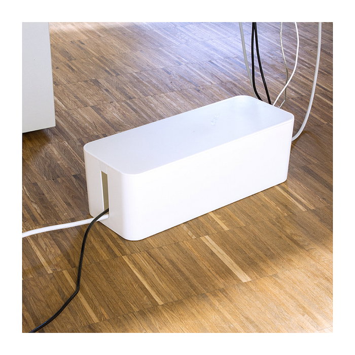 LogiLink KAB0063 Caja de cables Plástico Blanco 407 x 157 x 133,5mm