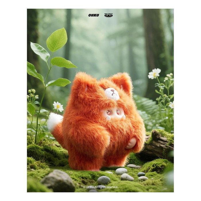 Dreame Mart Giggle Monster Llaveros de Peluche 11 cm Furry Forest Series Expositor (6)