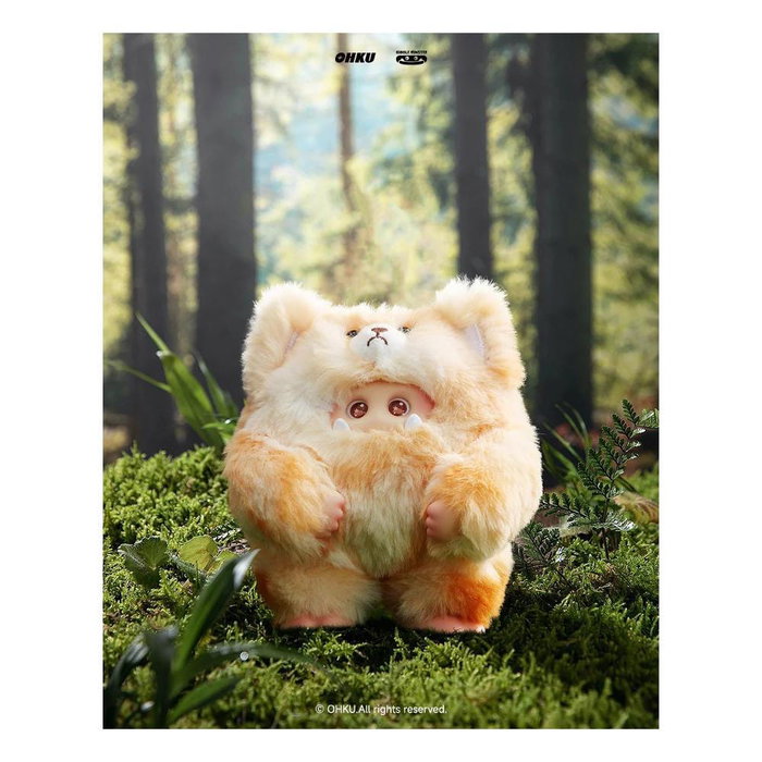 Dreame Mart Giggle Monster Llaveros de Peluche 11 cm Furry Forest Series Expositor (6)