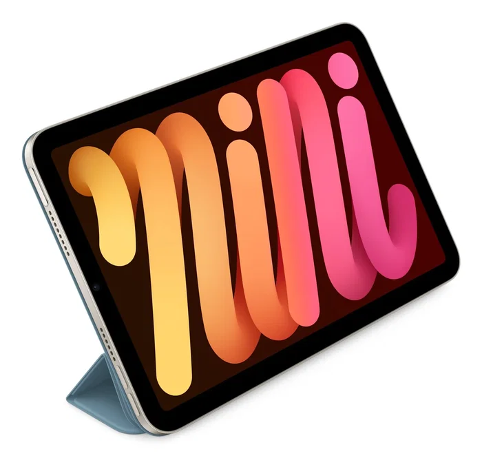 Apple Smart Folio MC2U4ZM/A para iPad mini 6ª generación (8.3 pulgadas, A17 Pro) - Fundas Magnéticas Azul Denim