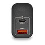 NGS Cargador de Pared GaN ERA20WBLACK 20W USB-C y USB-A Negro