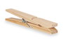 Arte Regal Set 24 Pinzas Madera Medianas 13x24x3cm Medida Pinza 9x1.2x1.5cm (Set de 24)