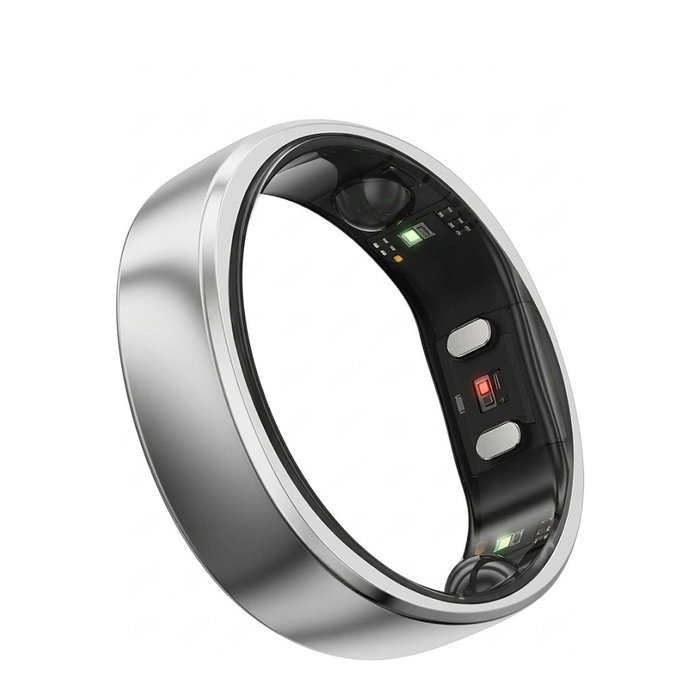 RingConn Smart Ring Gen2 Air para Mujer y Hombre - Wearable de Seguimiento de Sueño y Fitness - Frecuencia Cardíaca - Galaxia Plateada Talla 12 RingConn Smart Ring Gen2 Air para Mujer y Hombre - Wearable de Seguimiento de Sueño y Fitness - Frecuencia Cardíaca - Galaxia Plateada Talla 12