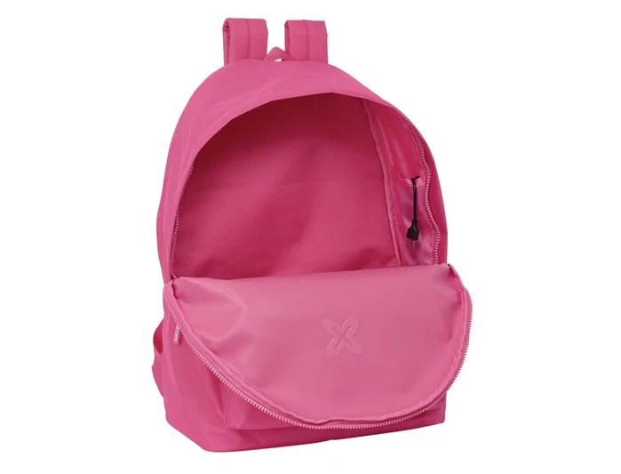 Safta Mochila Munich Basics para Portátil 15,6'' con USB, Fucsia