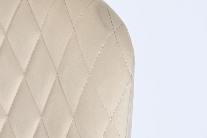 DKD Home Decor Taburete Moderno Beige Negro 55 x 100 x 48 cm Poliester Metal