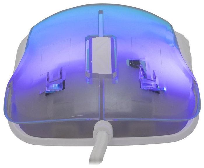 White Shark Mordred Ratón Gaming Láser RGB 12800 dpi Blanco