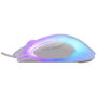 White Shark Mordred Ratón Gaming Láser RGB 12800 dpi Blanco