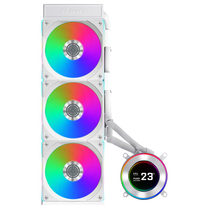 Lian Li HYDROSHIFT II LCD-C 360CL blanco AiO-Wasserkühlung