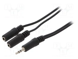GEMBIRD Cable Jack 3,5mm a 2 Tomas Jack 3,5mm 5m
