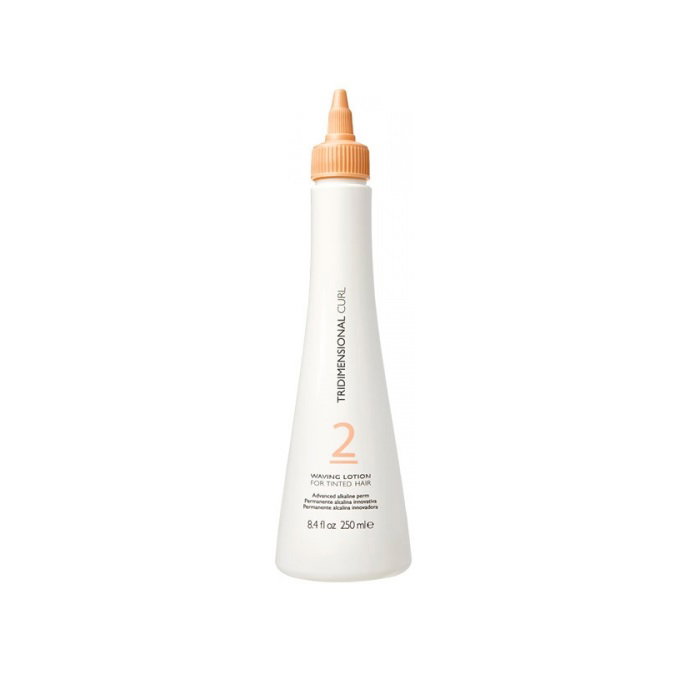 Waving Tridimensional Curl 2, Loción para permanente, Para cabello teñido, 250 ml
