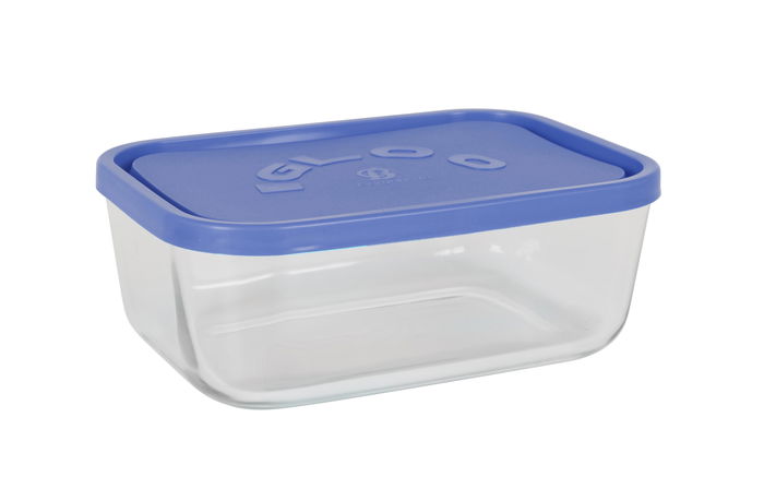 Borgonovo Fiambrera Rectangular 23.5 x 17.5 cm con Tapa Azul Colección Igloo (6 Unidades) Borgonovo Fiambrera Rectangular 23.5 x 17.5 cm con Tapa Azul Colección Igloo (6 Unidades)