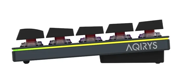 Aqirys Agena Black Teclado Mecánico 65% 68 Teclas Doble Modo Inalámbrico y Cableado Negro