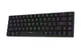 Aqirys Agena Black Teclado Mecánico 65% 68 Teclas Doble Modo Inalámbrico y Cableado Negro