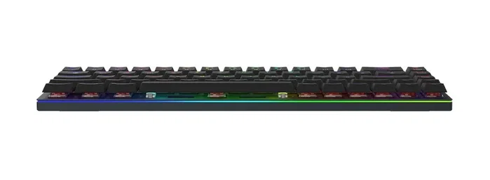 Aqirys Agena Black Teclado Mecánico 65% 68 Teclas Doble Modo Inalámbrico y Cableado Negro