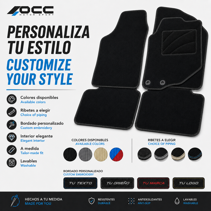 OCC Design Alfombrilla a Medida Ford Focus III (2011-2015) 5Pz OCC Design Alfombrilla a Medida Ford Focus III (2011-2015) 5Pz