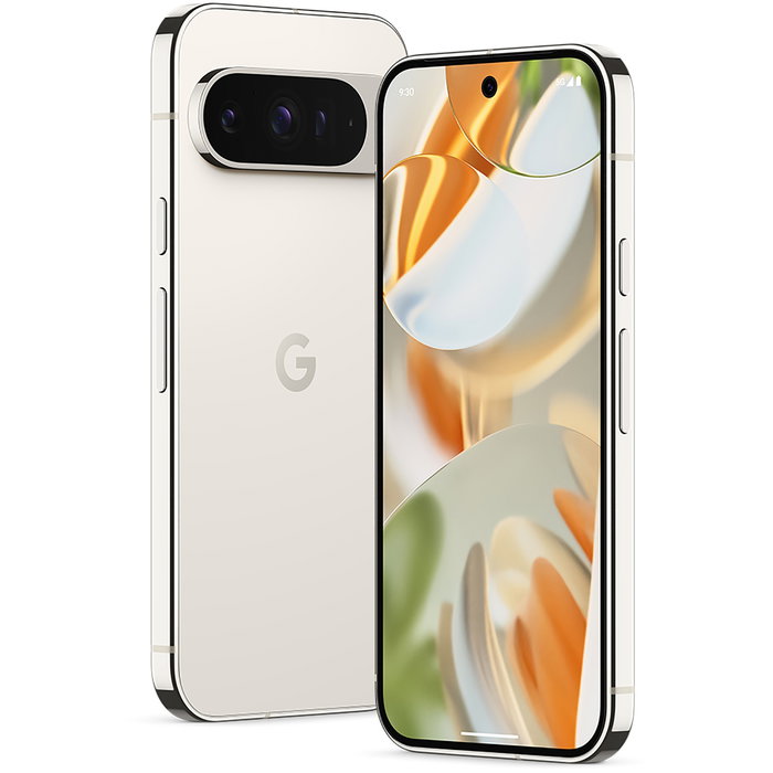 Google Pixel 9 Pro 128GB 16GB RAM 5G - Teléfono Inteligente Android 14, Pantalla OLED 6.3" 120Hz, Triple Cámara 50MP, Batería 4700 mAh, Color Porcelain Blanco