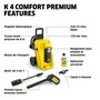 Karcher K 4 Comfort Premium Hidrolimpiadora de Alta Presión 1800W, 130 bar, 420 L/h