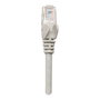 Intellinet Cable de Red Patch Cord RJ45 Cat6 UTP 2 metros Gris con Hebelschutz, Conectores Chapados en Oro, AWG 24, CCA