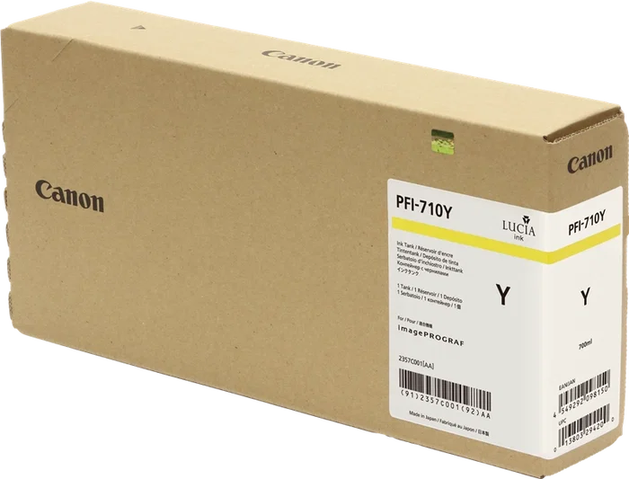Canon PFI-710Y Amarillo XL Canon PFI-710Y Amarillo XL