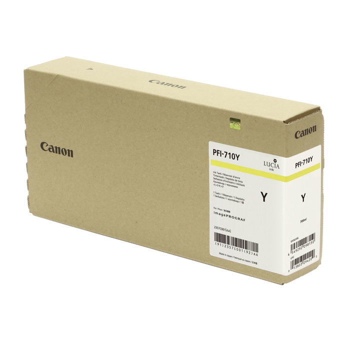 Canon PFI-710Y Amarillo XL Canon PFI-710Y Amarillo XL