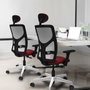 PIQUERAS Y CRESPO Silla de oficina Motilla con mecanismo Sincro, marrón oscuro y gris