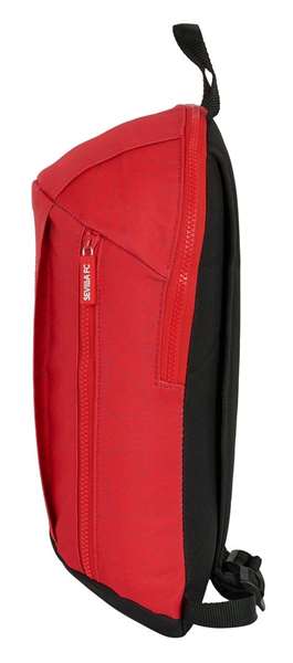 Mochila de Senderismo Sevilla Fútbol Club Negro Rojo 22 x 39 x 10 cm