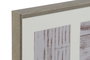 DKD Home Decor Marco Multifoto PS Cristal 29x23 cm para 2 Fotos