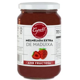 CAPELL Mermelada de Fresa con Fructosa 400gr