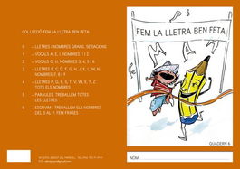 Cuaderno Rebost (Cat.) Fem La Lletra Ben Feta Majusculas Nº 6 (Set de 5)