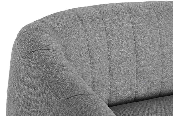 DKD Home Decor Sofá Scandi Gris Negro 129 x 75 x 73 cm DKD Home Decor Sofá Scandi Gris Negro 129 x 75 x 73 cm