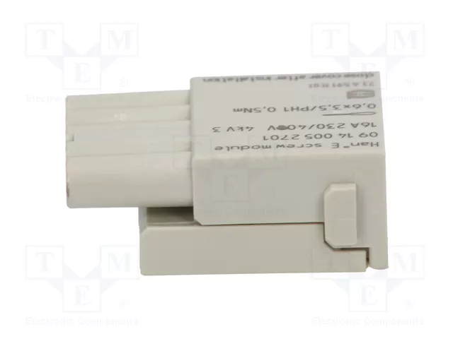 HARTING Han-Modular® Módulo Conector Hembra 5 Pines HARTING Han-Modular® Módulo Conector Hembra 5 Pines