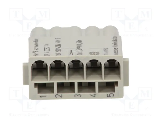 HARTING Han-Modular® Módulo Conector Hembra 5 Pines HARTING Han-Modular® Módulo Conector Hembra 5 Pines