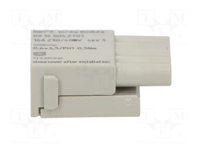 HARTING Han-Modular® Módulo Conector Hembra 5 Pines HARTING Han-Modular® Módulo Conector Hembra 5 Pines