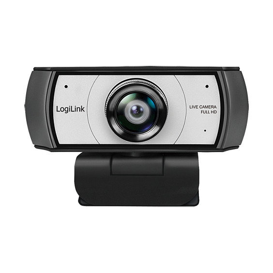 LogiLink Webcam 1080p FHD con doble micrófono y enfoque manual de 120° LogiLink Webcam 1080p FHD con doble micrófono y enfoque manual de 120°