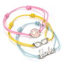 Barbie Set 3 Pulseras Amistad Aleación de Zinc