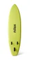 Nilox NXWTRSUP Tabla de Surf de Pala SUP Inflable 3350 mm, Capacidad 150 kg, Verde y Amarillo, Interruptor Basculante, Material PVC