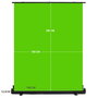 Phoenix - Panel Chroma Plegable para Streaming, Fondo Verde 185x150 cm con Mecanismo Neumático, Portátil y Antiarrugas, Ideal para Creadores de Contenido y Videollamadas