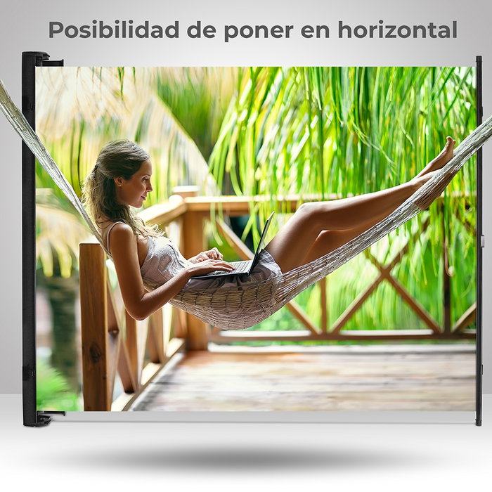Phoenix - Panel Chroma Plegable para Streaming, Fondo Verde 185x150 cm con Mecanismo Neumático, Portátil y Antiarrugas, Ideal para Creadores de Contenido y Videollamadas