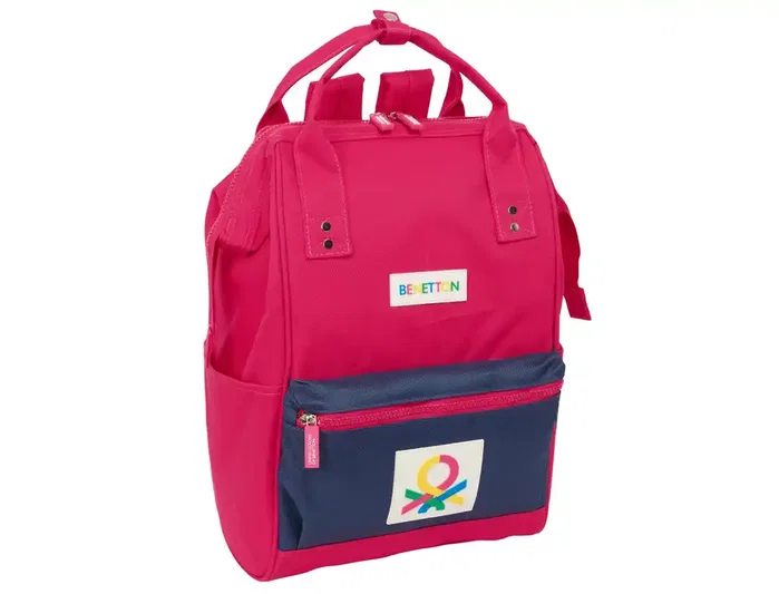 Safta Mochila con Asas para Portátil 13'' Benetton Cherry