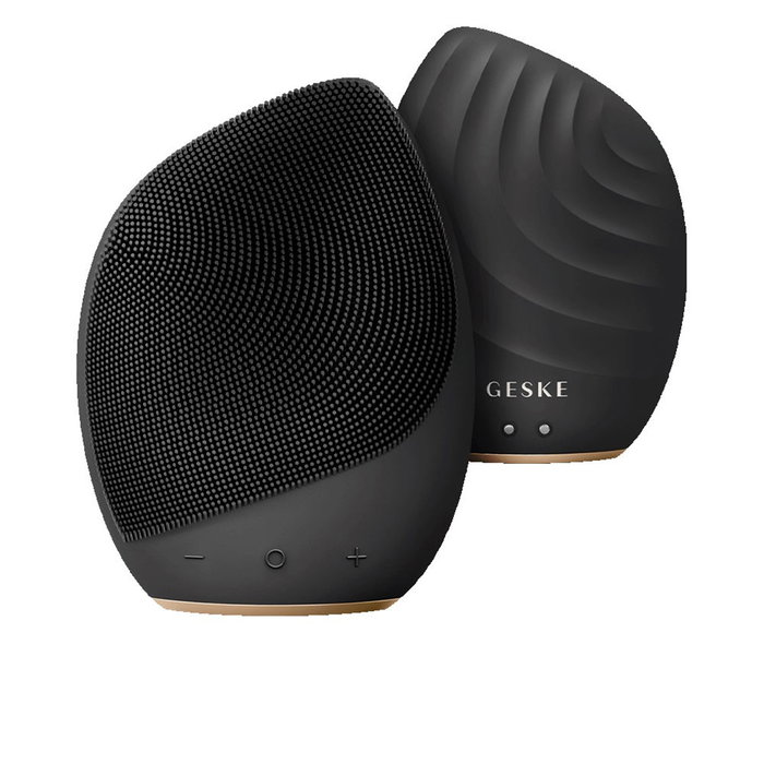 Geske Cepillo Facial Sónico 5 en 1 Smart App Guided para Limpieza Profunda y Masaje - Negro
