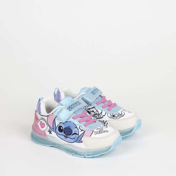 Stitch T029 Zapatilla Deportiva Infantil con Luces, Suela TPR, Talla 29, Multicolor