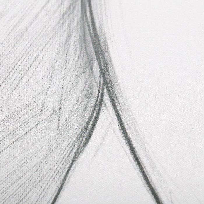 DKD Home Decor Cuadro Moderno Blanco Negro Lienzo Pino 82.5 x 4.5 x 102.5 cm (2 Unidades)